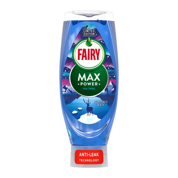 Fairy Max Power Washing Up Liquid Nordic Sky 640ml