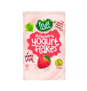 Fruit Bowl Strawberry Yogurt Flakes 5 x 21g x6