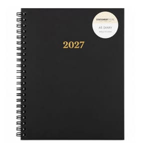 Stationery Store A5 Diary 2027 - Black