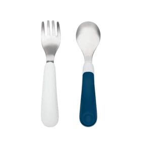 OXO Tot Fork & Spoon Set - Navy