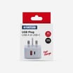 Status Twin Fast Charge USB-A & USB-C Plug 20w
