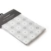 Open Kitchen Wipe Clean Tablecloth - Grey with White Flowers