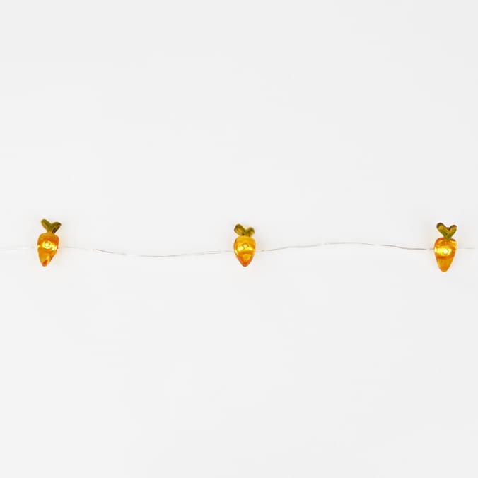 Happy Easter 20 LED Battery Operated Copper Lights