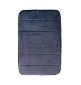  Home Collections Luxury Memory Foam Bath Mat - Navy