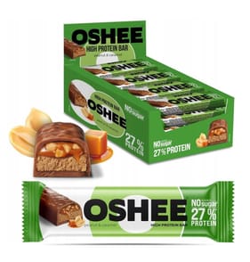 Oshee High Protein Bar Peanut & Caramel 49g x 12