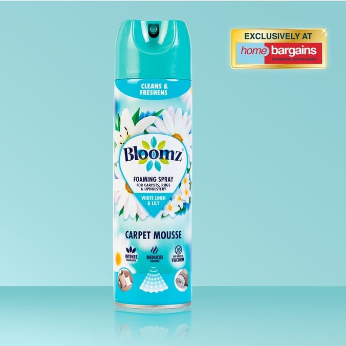 Bloomz Foaming Carpet Mousse 500ml - White Linen & Lily
