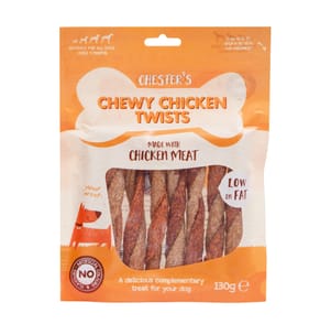 Chester's Chewy Chicken Twists 130g