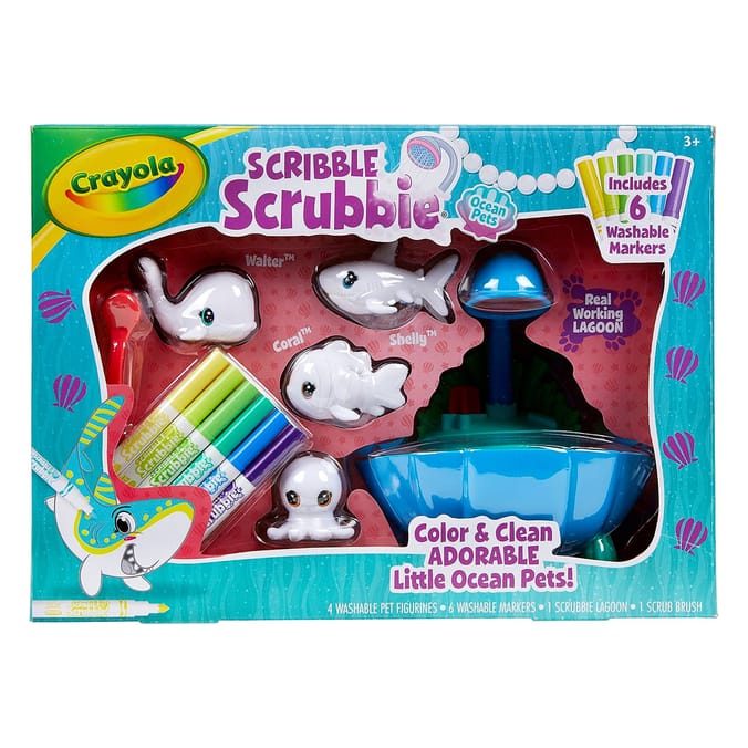 Crayola Scribble Scrubbie Ocean Pets