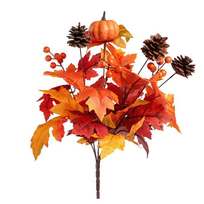 The Lifestyle Edit Harvest Fall Leaf Bunches 