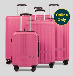  Super 5 Little Venice Hard Shell Suitcase Set of 5 - Pink