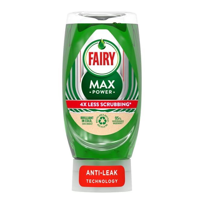 Fairy Max Power Washing Up Liquid Original 370ml