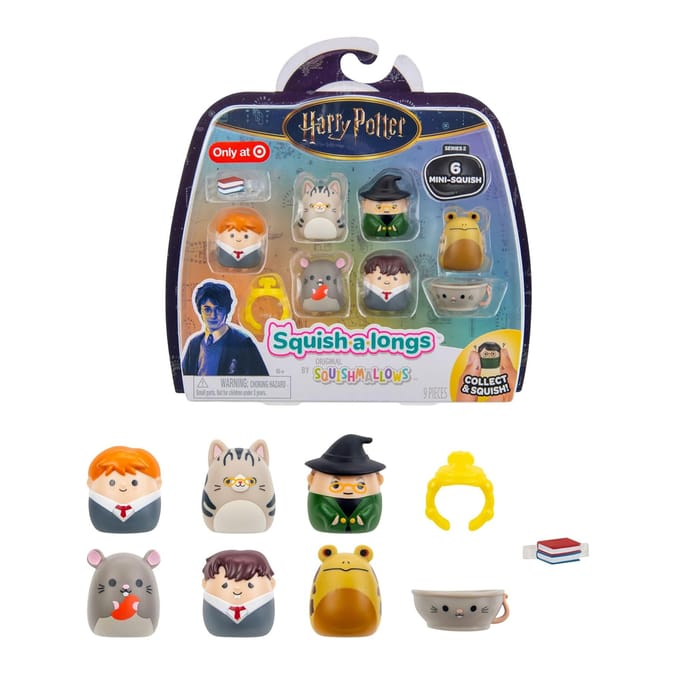Squish-a-Longs Harry Potter 6 Pack - Wave 2