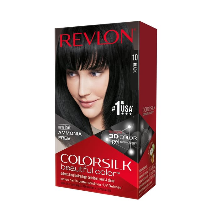 Revlon Colorsilk Permanent Hair Colour 10 Black