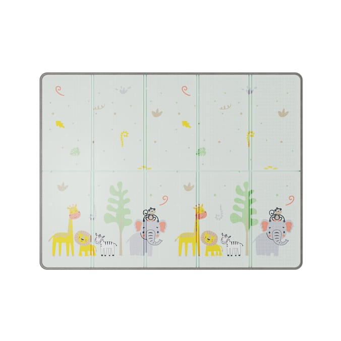 Liberty House Toys Reversible Toddler Play Mat – Jungle & Dinosaur