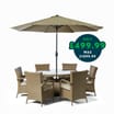 Chester 6 Person Dining Set - Natural