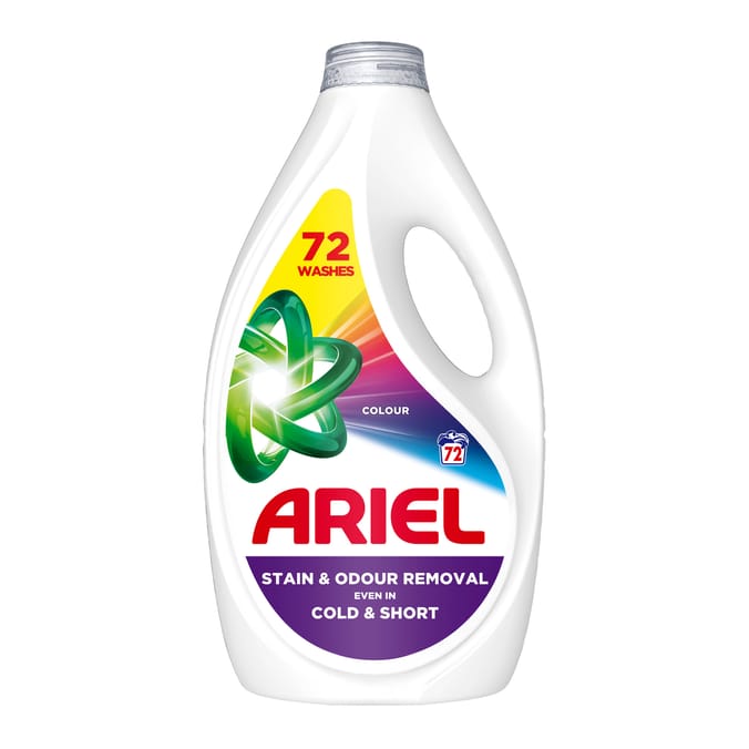 Ariel Washing Liquid Laundry Detergent 2.232Litres 72 Washes - Colour