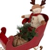 Sleigh Bells Sleigh With Reindeer Decoration