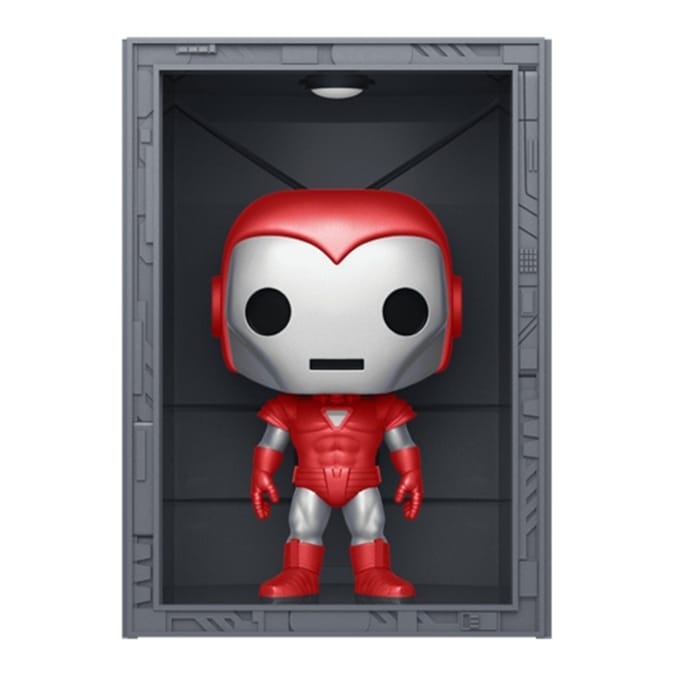 Pop! Vinyl Deluxe Marvel Iron Man Hall Of Armour Iron Man Model 8 Figure