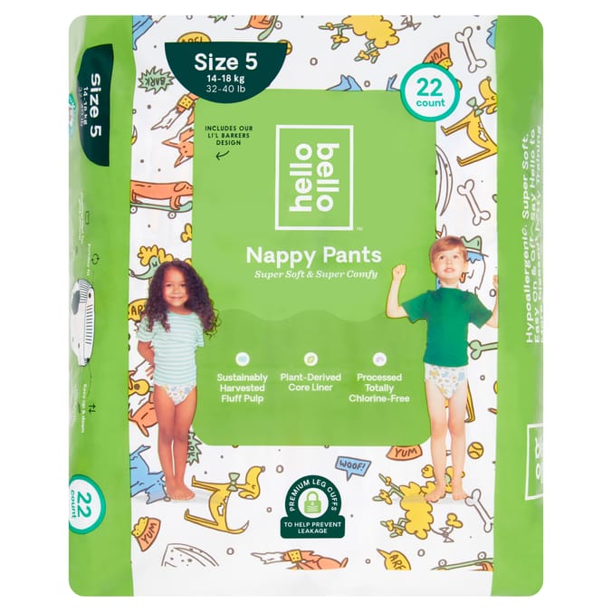 Hello Bello Nappy Pants 22's Size 5