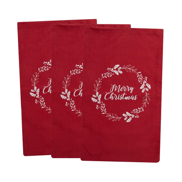 Festive Feeling 3 Gift Sacks Home Bargains