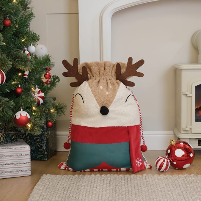Sleigh Bells Reindeer Sack