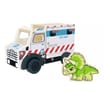  Jurassic World Wooden Mobile Vet & Triceratops