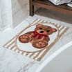The Lifestyle Edit Teddy Bear Bath Mat