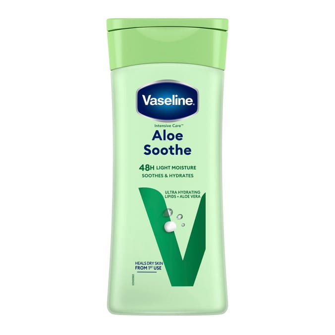 Vaseline Aloe Soothe 48H Light Moisture 200ml