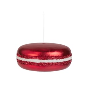 Sleigh Bells Christmas Hanging Decoration Macaron - Red
