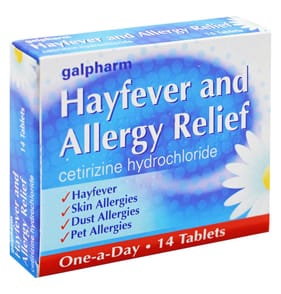 Galpharm Hayfever and Allergy Relief 14 Tablets