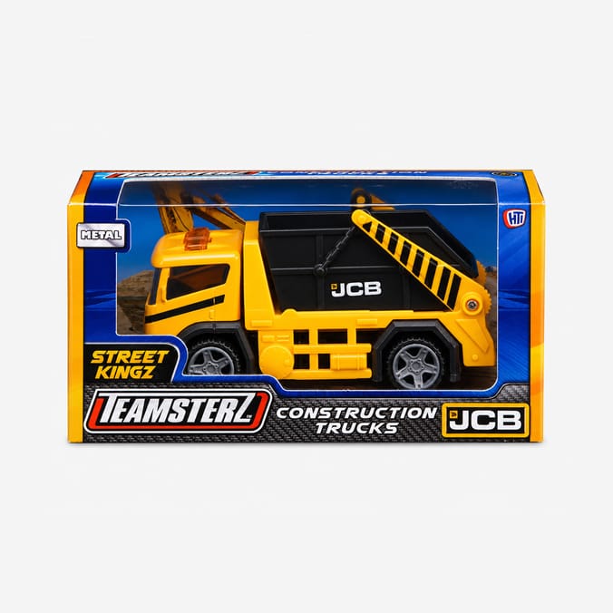 Teamsterz Street Kings JCB Metal Construction Truck - Skip Loader