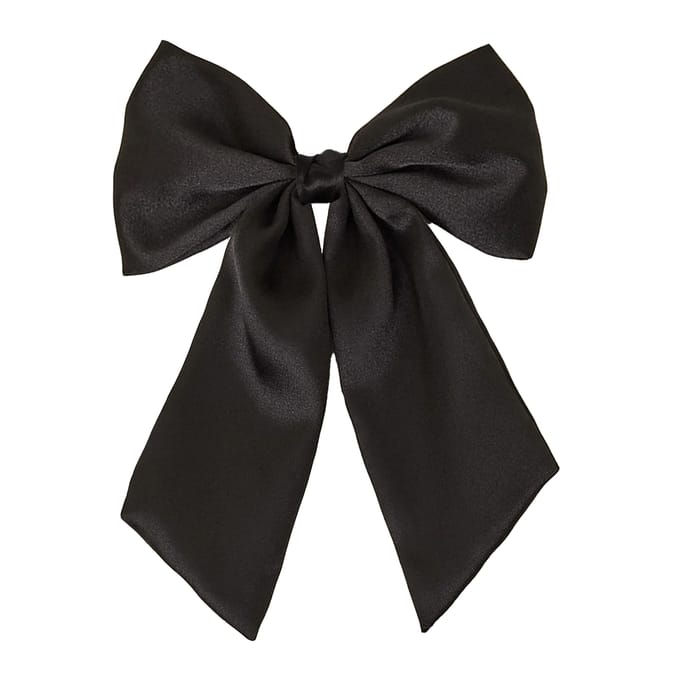 Satin Bow Clip