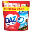 Daz All-In-1 Pods Washing Liquid Capsules For Whites & Colours 54 Washes