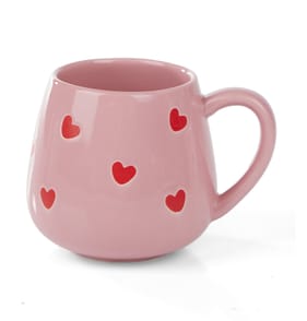 With Love Pink Hearts Valentines Mug