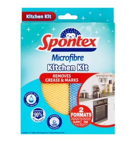Spontex Microfibre Kitchen Kit