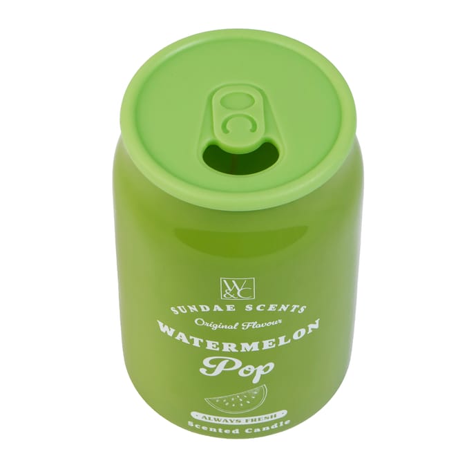 Sundae Scents Pop Can Scented Candle 310g - Watermelon Pop