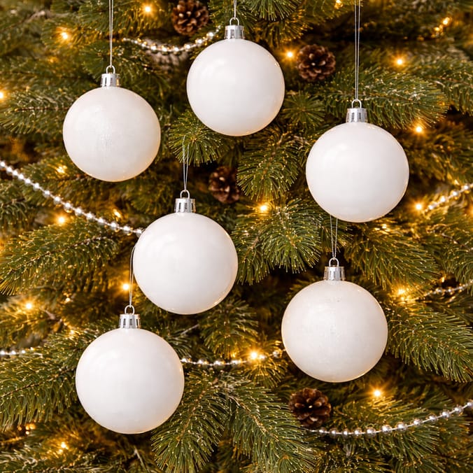 Festive Feeling 10cm Christmas Bauble 6 Pack