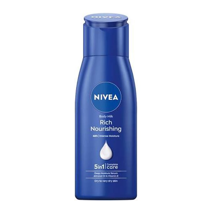 Nivea Rich Nourishing Body Lotion for Dry Skin Travel Size 75ml