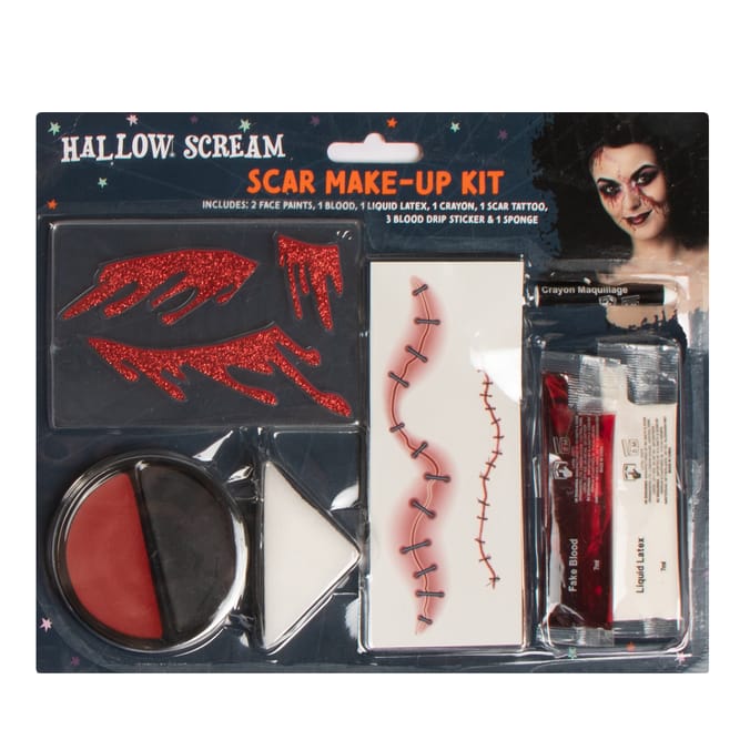 Hallow Scream Scare Make-Up Kit