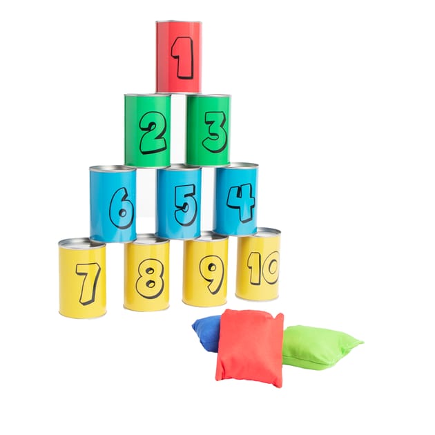 Traditional Outdoors Tin Can Alley Game Home Bargains