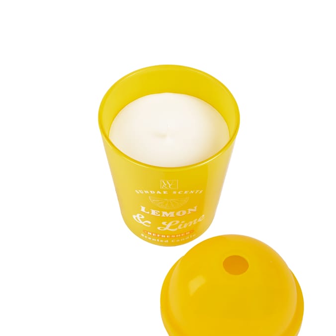 Sundae Scents Smoothie Scented Candle 220g - Lemon & Lime 