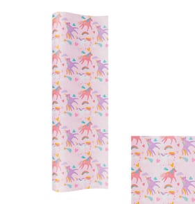 Let's Party 3M Unicorn Wrapping Paper