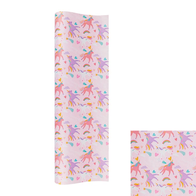 Let's Party 3M Unicorn Wrapping Paper