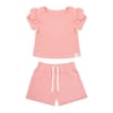 Pure Baby Blush Pink Waffle Co-Ord Set