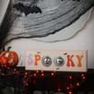 Spooky Disco Wooden Spooky Sign