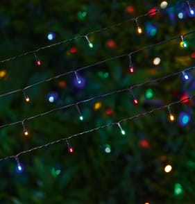 Firefly 200 LED Solar Power String Lights - Multi-colour