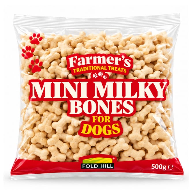 Farmer's Mini Milky Bones 500g 