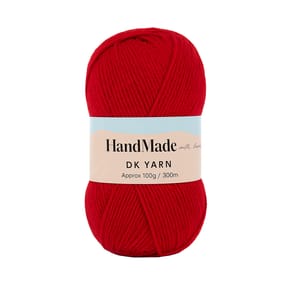 Hand Made With Love Cable Knit Yarn 100g - Red