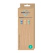 Dent X Pert Bamboo Toothbrushes 3 Pack