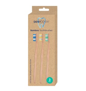 Dent X Pert Bamboo Toothbrushes 3 Pack